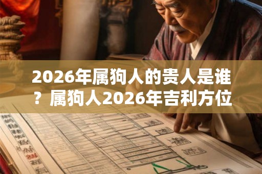 2026年属狗人的贵人是谁？属狗人2026年吉利方位
