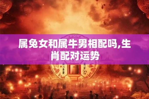 属兔女和属牛男相配吗,生肖配对运势