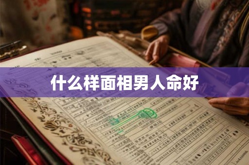 什么样面相男人命好