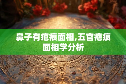 鼻子有疤痕面相,五官疤痕面相学分析