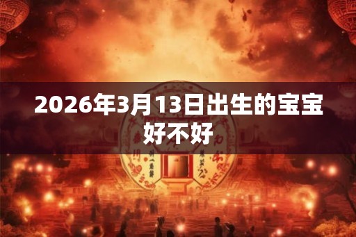 2026年3月13日出生的宝宝好不好 2026年3月13日出生的宝宝好不好