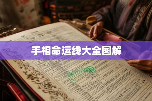 手相命运线大全图解