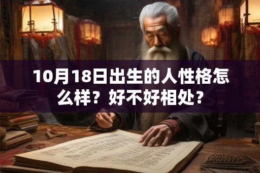 10月18日出生的人性格怎么样？好不好相处？