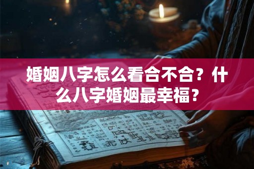 婚姻八字怎么看合不合？什么八字婚姻最幸福？
