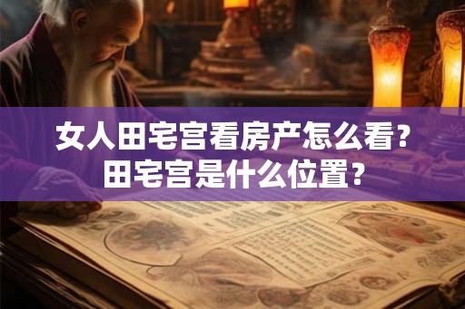 女人田宅宫看房产怎么看？田宅宫是什么位置？