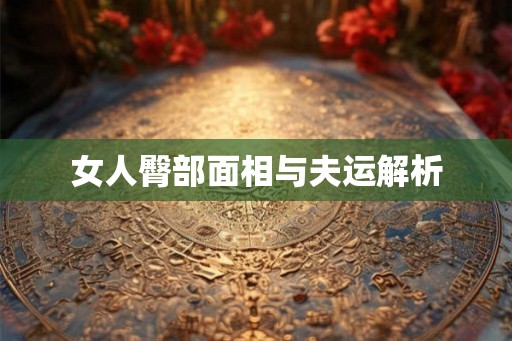 女人臀部面相与夫运解析
