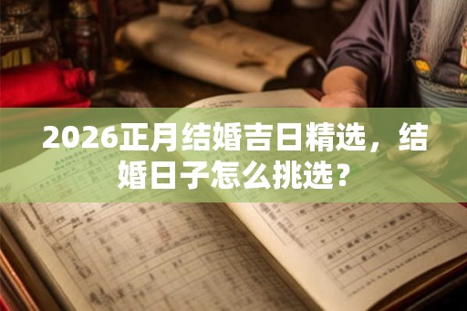 2026正月结婚吉日精选，结婚日子怎么挑选？