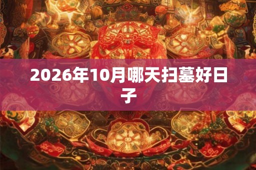 2026年10月哪天扫墓好日子 2026年10月哪天扫墓好日子