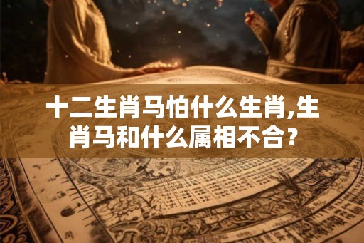 十二生肖马怕什么生肖,生肖马和什么属相不合？
