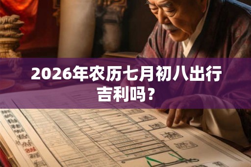 2026年农历七月初八出行吉利吗? 2026年农历七月初八出行吉利吗?