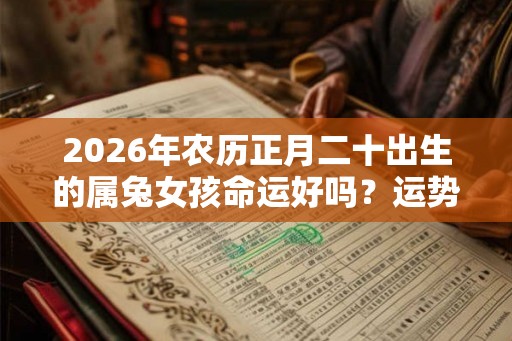 2026年农历正月二十出生的属兔女孩命运好吗？运势分析