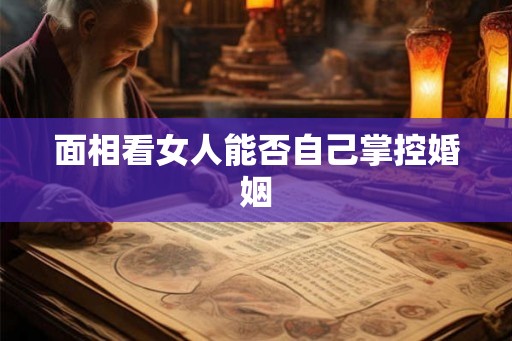 面相看女人能否自己掌控婚姻