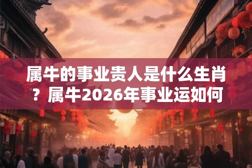 属牛的事业贵人是什么生肖？属牛2026年事业运如何？