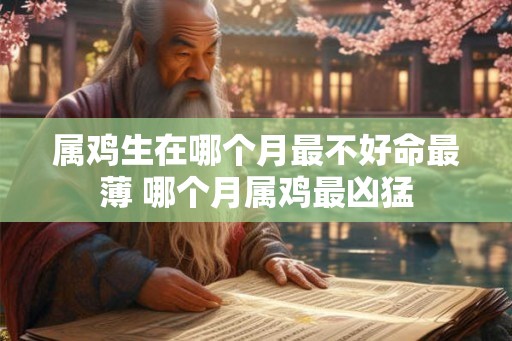 属鸡生在哪个月最不好命最薄 哪个月属鸡最凶猛 属鸡生在哪个月最不好命最薄 哪个月属鸡最凶猛