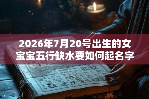 2026年7月20号出生的女宝宝五行缺水要如何起名字