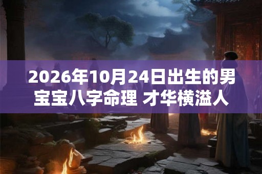 2026年10月24日出生的男宝宝八字命理 才华横溢人缘好