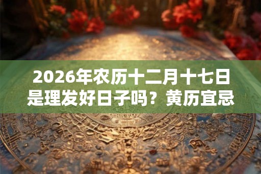 2026年农历十二月十七日是理发好日子吗？黄历宜忌什么？