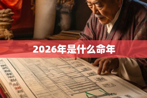 2026年是什么命年