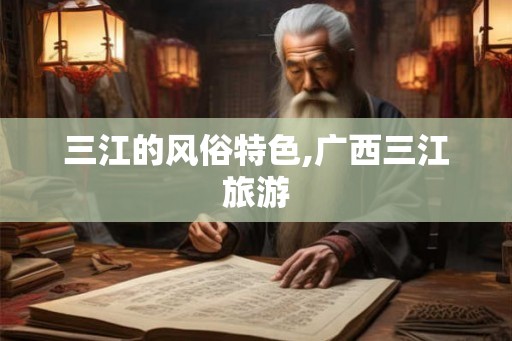 三江的风俗特色,广西三江旅游
