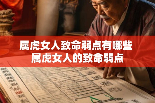 属虎女人致命弱点有哪些 属虎女人的致命弱点 属虎女人致命弱点有哪些 属虎女人的致命弱点