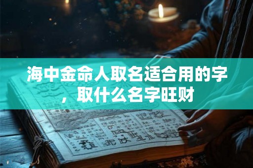 海中金命人取名适合用的字,取什么名字旺财 海中金命人取名适合用的字,取什么名字旺财