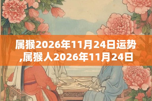 属猴2026年11月24日运势,属猴人2026年11月24日财运,生肖猴2026年11月24日运势 属猴2026年11月24日运势,属猴人2026年11月24日财运,生肖猴2026年11月24日运势