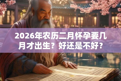 2026年农历二月怀孕要几月才出生？好还是不好？
