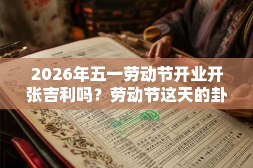 2026年五一劳动节开业开张吉利吗？劳动节这天的卦象如何？