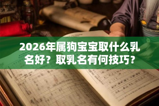 2026年属狗宝宝取什么乳名好？取乳名有何技巧？