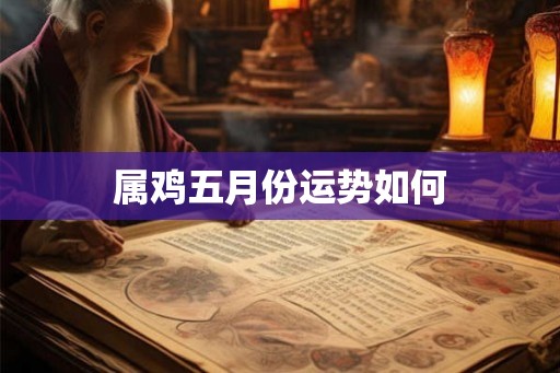 属鸡五月份运势如何