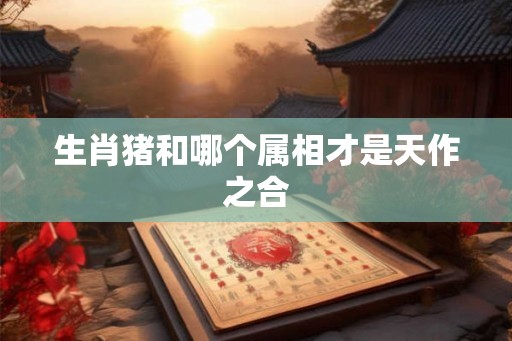 生肖猪和哪个属相才是天作之合