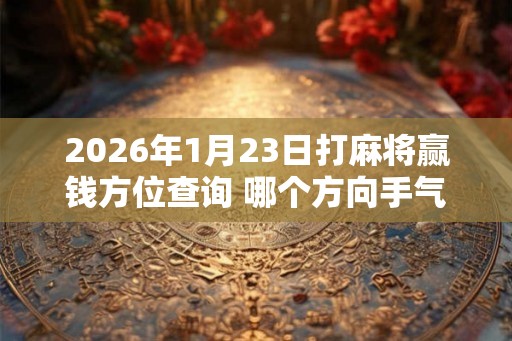 2026年1月23日打麻将赢钱方位查询 哪个方向手气佳