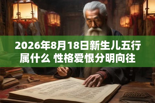 2026年8月18日新生儿五行属什么 性格爱恨分明向往权利 2026年8月18日新生儿五行属什么 性格爱恨分明向往权利