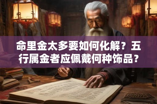 命里金太多要如何化解？五行属金者应佩戴何种饰品？