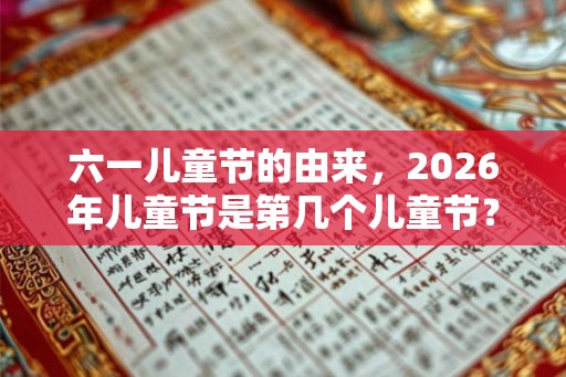 六一儿童节的由来，2026年儿童节是第几个儿童节？