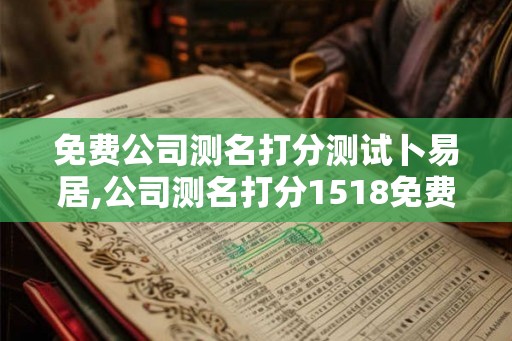 免费公司测名打分测试卜易居,公司测名打分1518免费测试