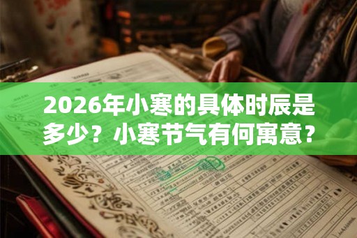 2026年小寒的具体时辰是多少？小寒节气有何寓意？