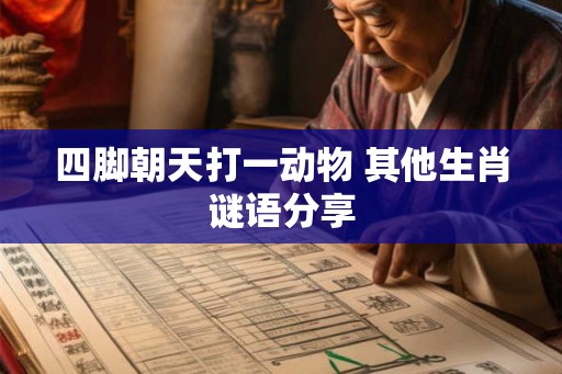 四脚朝天打一动物 其他生肖谜语分享