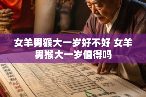 女羊男猴大一岁好不好 女羊男猴大一岁值得吗