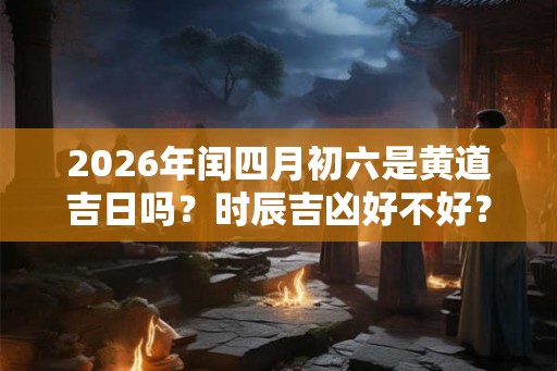 2026年闰四月初六是黄道吉日吗？时辰吉凶好不好？