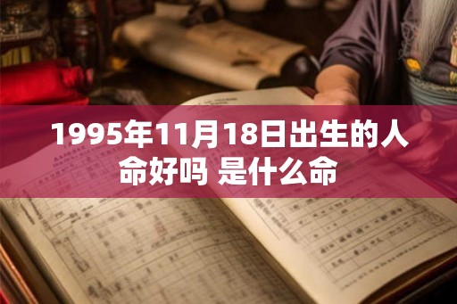 1995年11月18日出生的人命好吗 是什么命