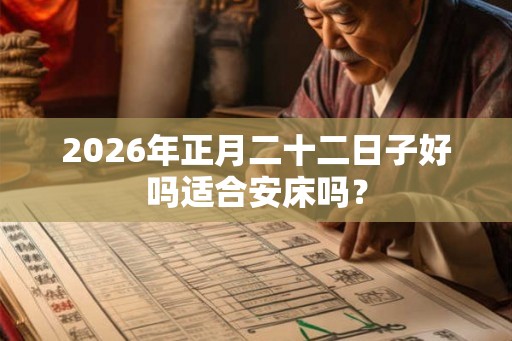 2026年正月二十二日子好吗适合安床吗? 2026年正月二十二日子好吗适合安床吗?