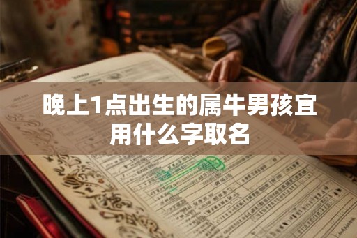 晚上1点出生的属牛男孩宜用什么字取名