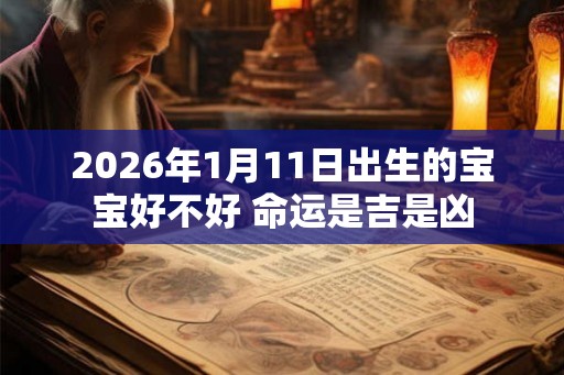 2026年1月11日出生的宝宝好不好 命运是吉是凶