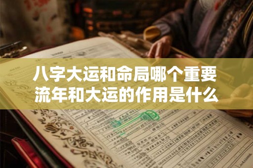 八字大运和命局哪个重要 流年和大运的作用是什么