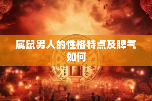 属鼠男人的性格特点及脾气如何