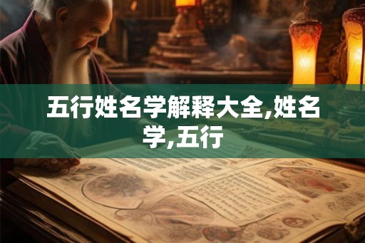 五行姓名学解释大全,姓名学,五行
