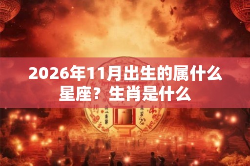 2026年11月出生的属什么星座？生肖是什么