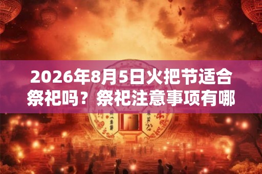 2026年8月5日火把节适合祭祀吗？祭祀注意事项有哪些？