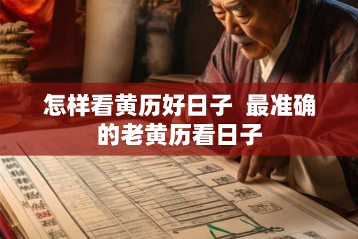 怎样看黄历好日子  最准确的老黄历看日子